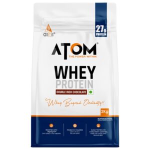 Asitis Atom Whey Protein Dbl Rich Chocolate, 2 Kgs (4.4 Lbs)