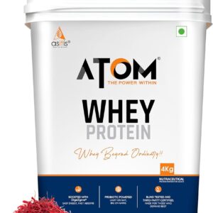 Asitis Atom Whey Protein Dbl Rich Chocolate, 4 Kgs (8.8 Lbs)