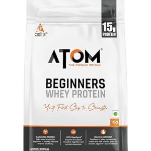 Asitis Atom Whey Protein Mocha Cappuccino, 1 Kg (2.2 Lbs)