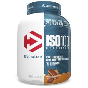 Dymatize Iso 100 Chocolate Peanut Butter, 2.27 Kgs (5 Lbs)