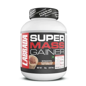 Labrada Super Mass Gainer Chocolate Ice Cream, 3 KGS (6.6 LBS)