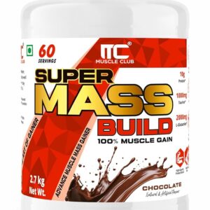 Muscle Club Build Mass Chocolate, 2.72 Kgs (6 Lbs)
