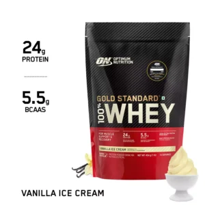 On Gold Standard Whey Vanilla Ice Cr, 900 Grams (2 Lbs)
